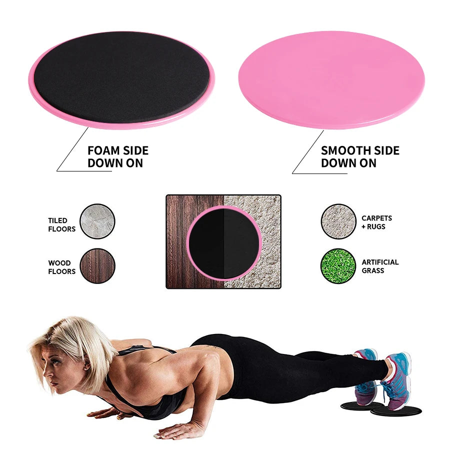 itness Core Sliders Exercise Gliding Discs - OlimarShop 