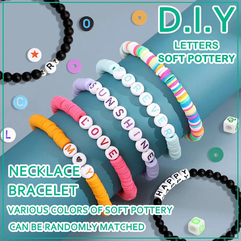 DIY Bracelet Making Kit - Beads & Charms Jewelry Craft Gift Set