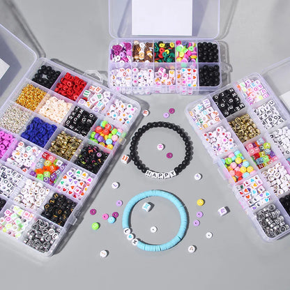 DIY Bracelet Making Kit - Beads & Charms Jewelry Craft Gift Set