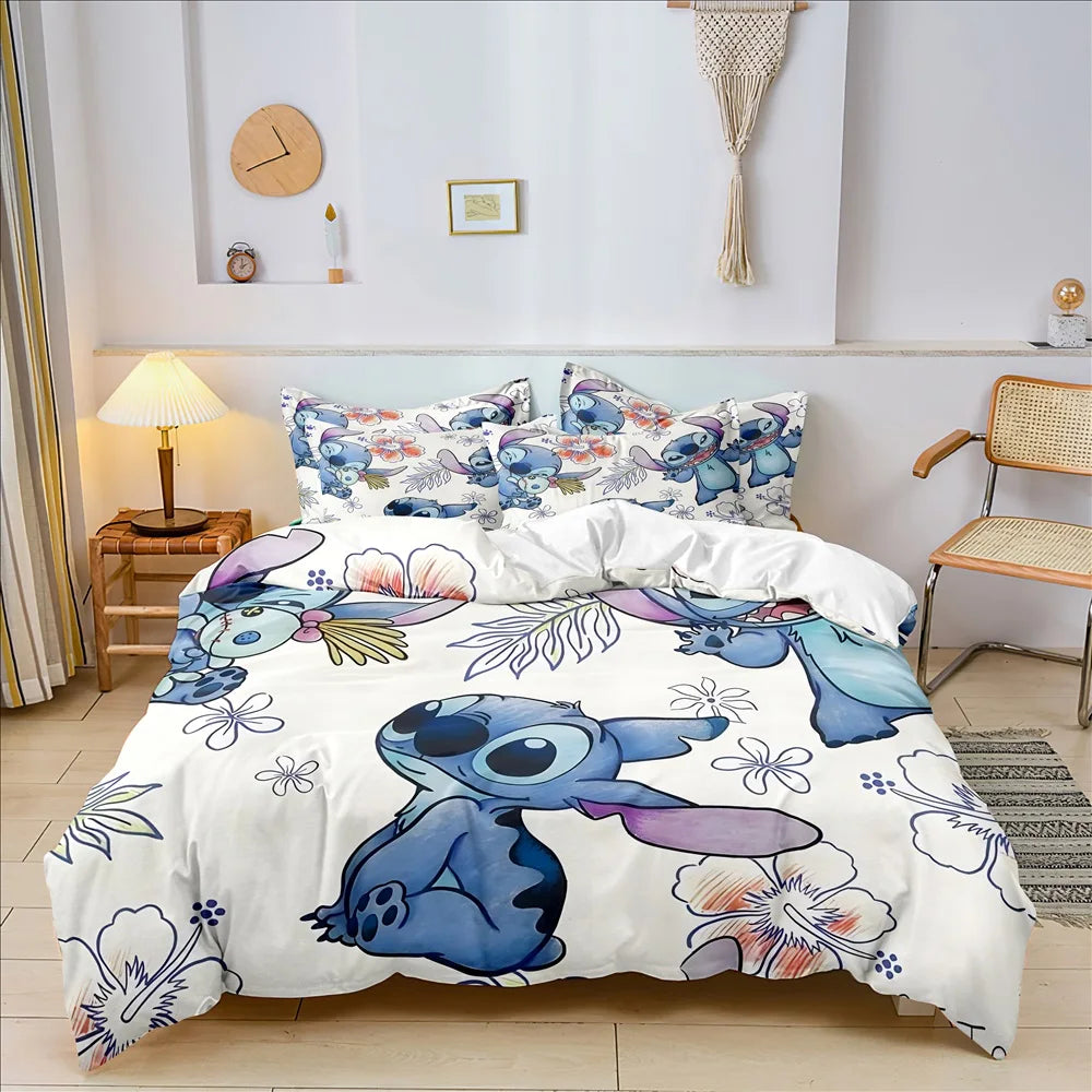 Anime Stitch Bedding Set for Kids | Olimar Shop