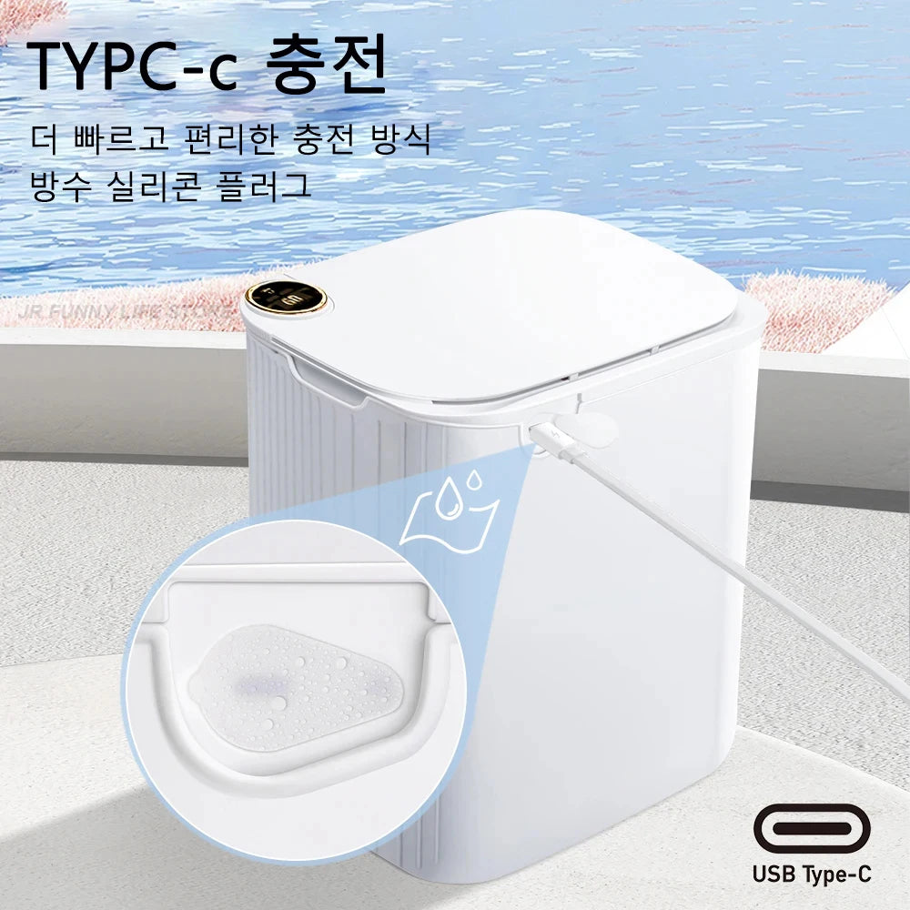 Smart Sensor Trash Can With Display - OlimarShop 