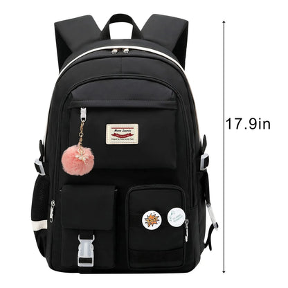 15.6 Inch Laptop Backpack for Students & Travel - Anti-Theft, Large Capacity, Suitable for School, College, Teens, Girls & Women - OlimarShop 