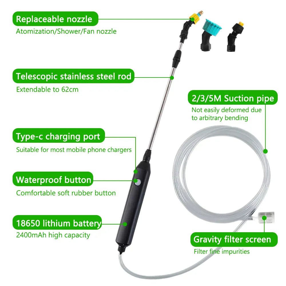 Portable Electric Gardening Sprayer - OlimarShop 