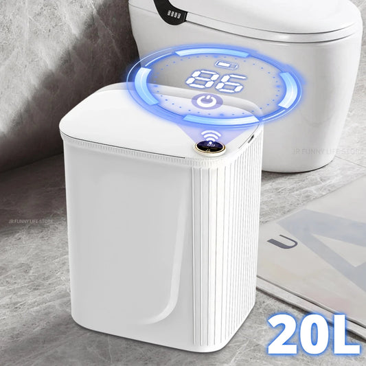 Smart Sensor Trash Can With Display - OlimarShop 