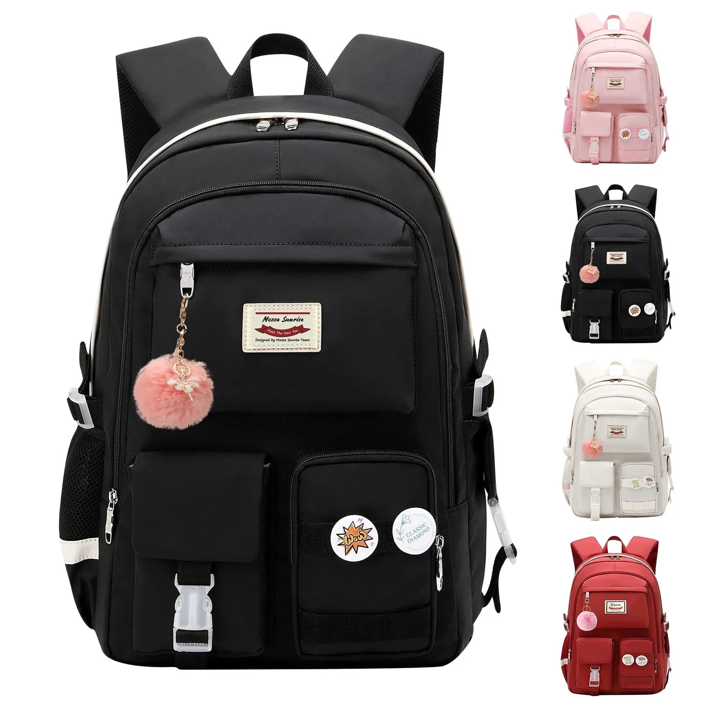 15.6 Inch Laptop Backpack for Students & Travel - Anti-Theft, Large Capacity, Suitable for School, College, Teens, Girls & Women - OlimarShop 